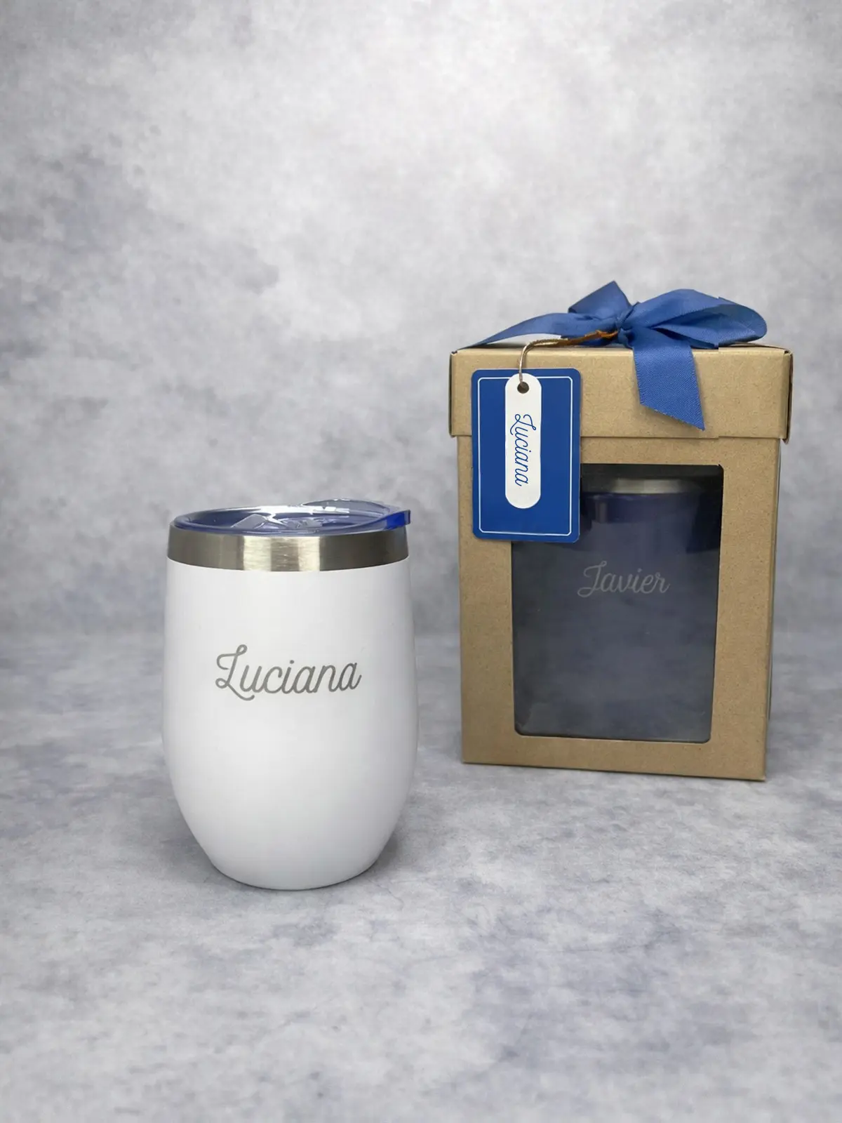 Regalo corporativo con vaso mug grabado láser